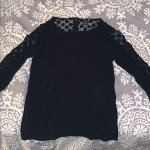 Women’s black 3/4 sleeve top